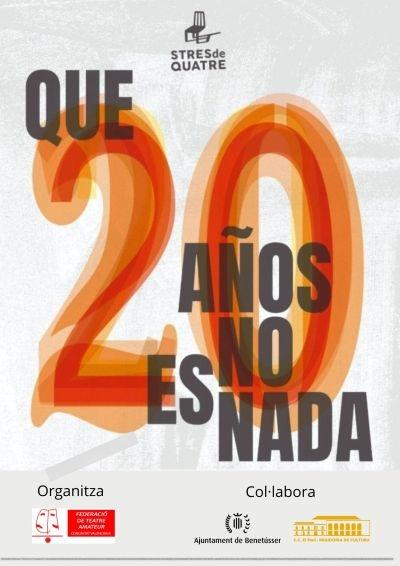 Caratula QUE 20 AÑOS NO ES NADA