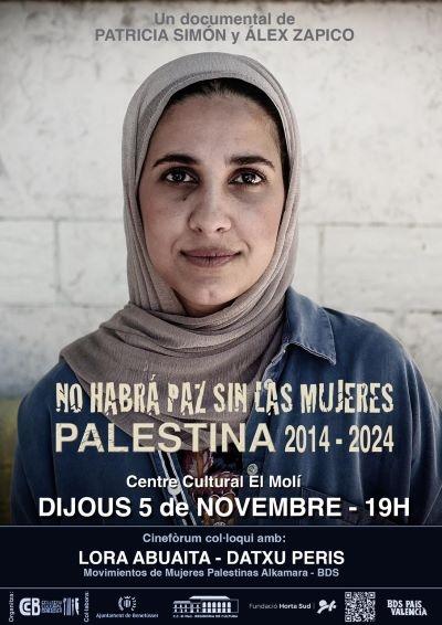 Caratula NO HABRÁ PAZ SIN LAS MUJERES. PALESTINA